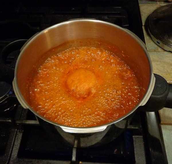 Simmering Hot Sauce