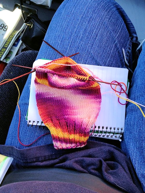 Knitting in the Car