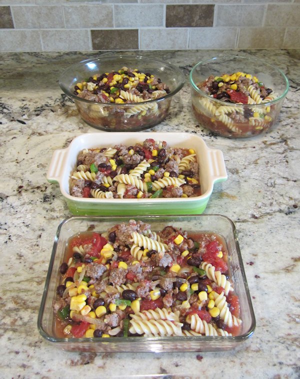 Dinners for the Freezer