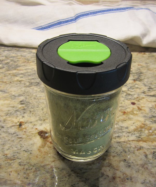 Jar with Herb Shaker Lid
