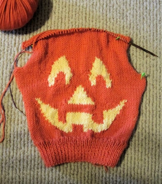 Jack-o-Lantern Sweater