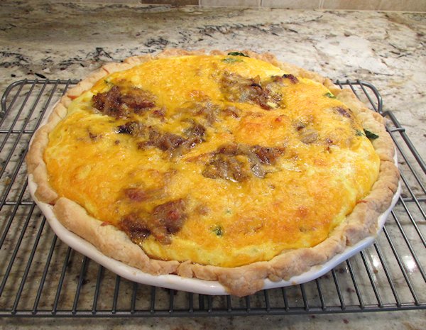 Throw It Together Quiche — Patchwork Times by Judy Laquidara