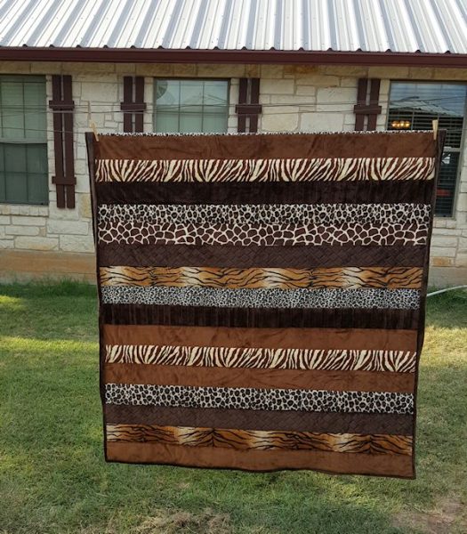 Brown Furry Quilt