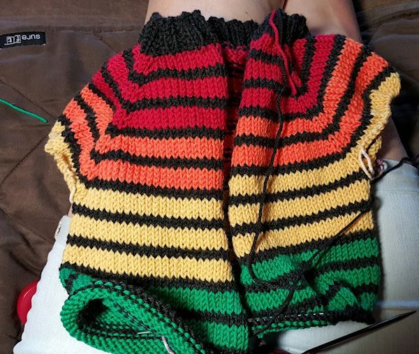 Addie's Rainbow Sweater