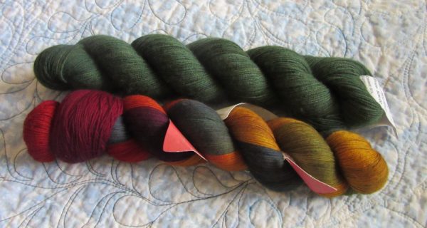 Yarn Possibilities for Stained Glass Cowl