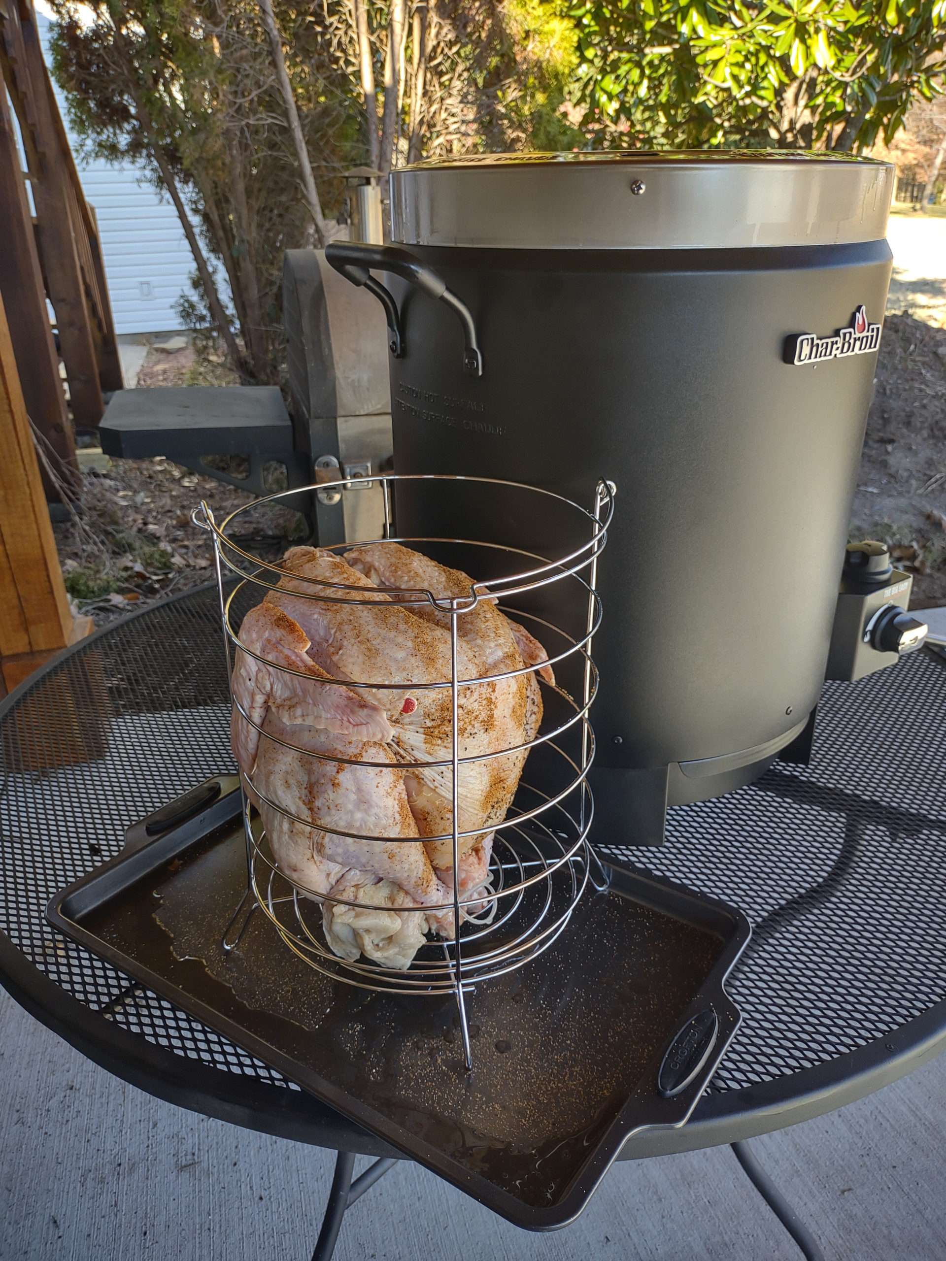 The Oil Less Turkey Fryer Patchwork Times by Judy Laquidara