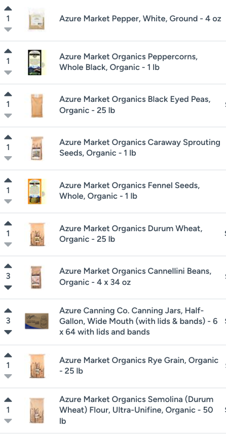 Azure Canning Co. Canning Jars, Half-Gallon, Wide Mouth (with lids & bands)  - Azure Standard